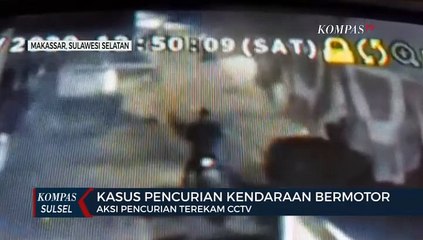 Kasus Pencurian Kendaraan Bermotor Terekam CCTV