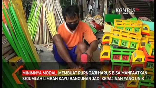 Kisah Difabel Yang Menyulap Limbah Kayu Jadi Miniatur Truk di Blitar