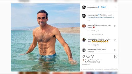 Enrique Ponce y Ana Soria reaparecen en redes para compartir su "penúltimo baño"