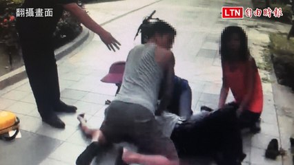 CPR+AED 救護員、熱心民眾救回心肌梗塞園藝工的命 (翻攝畫面)