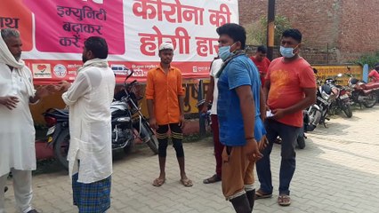 कांधला- ट्रैक्टर और बाइक की टक्कर बाइक सवार दो युवक घायल