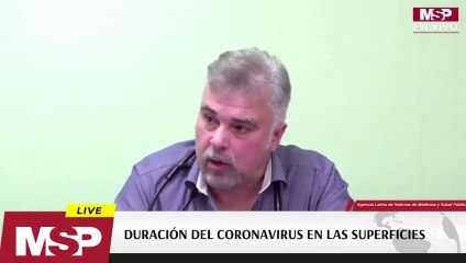 Duración del #coronavirus en las superficies