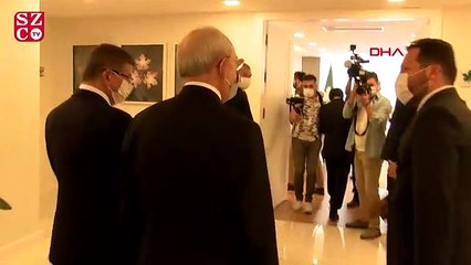 Kılıçdaroğlu ile Davutoğlu görüşmesi başladı