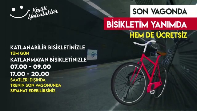 İstanbul’da bisikletlilere özel vagon ayrıldı
