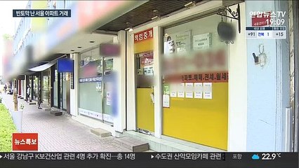 급감한 서울 아파트 거래…집값 하락 조짐?