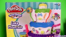 Play Doh Cake Mountain Set Sweet Shoppe Dough - Tarta de Cumpleaños Fábrica de Bolos de Aniversario