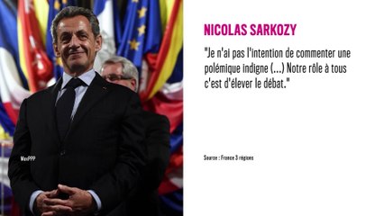 Nicolas Sarkozy accusé de racisme : Il juge la polémique "indigne"