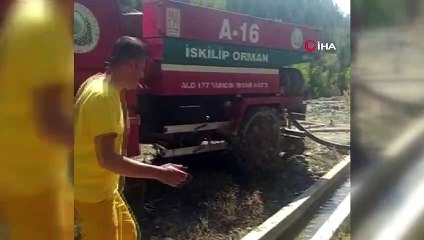 Çorum’daki orman yangını kontrol altına alındı