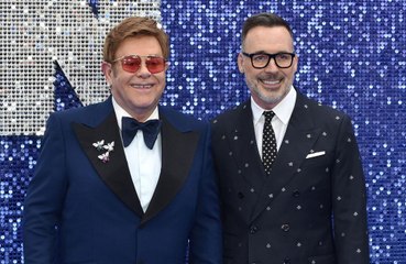 Sir Elton John and David Furnish have made their own apple juice