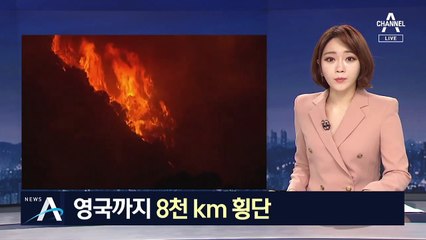 英 하늘도 물들인 美 산불…트럼프 “곧 시원해질 것”