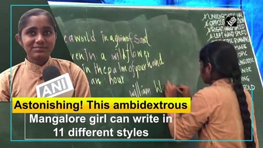 Left Hand Writing Girl