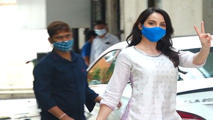 Nora Fatehi spotted at T- series office ;Watch video  | FilmiBeat