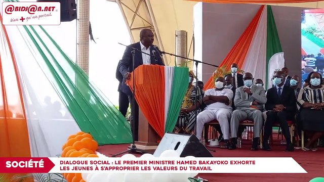 Dialogue social / le Premier Ministre Hamed Bakayoko exhorte les jeunes à s’approprier les valeurs du travail