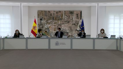 Sánchez preside la reunión del Consejo de Ministros