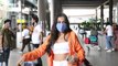 Biggboss 14 Contestent Sara Gurpal Spotted at Airport | FilmiBeat