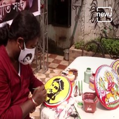 Kolkata Artist Pays Tribute To Sushant Through Painting Ahead Of Durga Puja