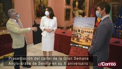 Presentación cartel X Gran Semana Anglo-árabe de Sevilla