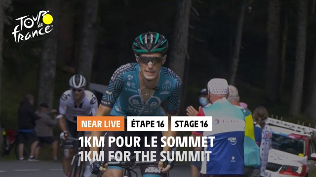 #TDF2020 - Étape 16 / Stage 16 - 1km pour le sommet / 1km for the summit