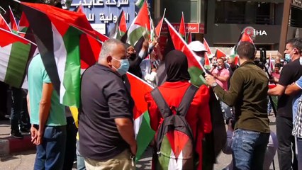 - İsrail-BAE  anlaşması öncesinde Batı Şeria’da protestolar başladı