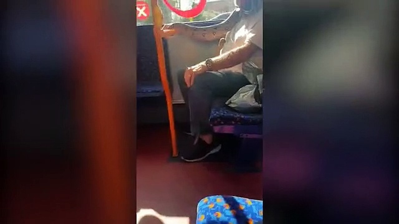Man wears pet snake instead of face mask on bus
