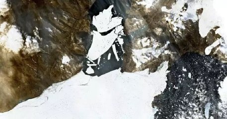 Le principal glacier de l'Arctique est en train de se fracturer sous l'effet de la chaleur