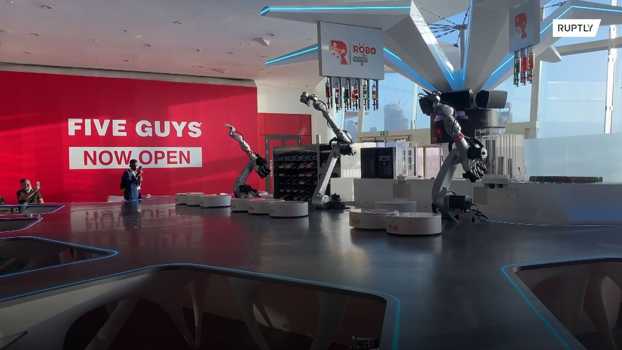 Robot cafe sensation amid COVID19 pandemic video Dailymotion