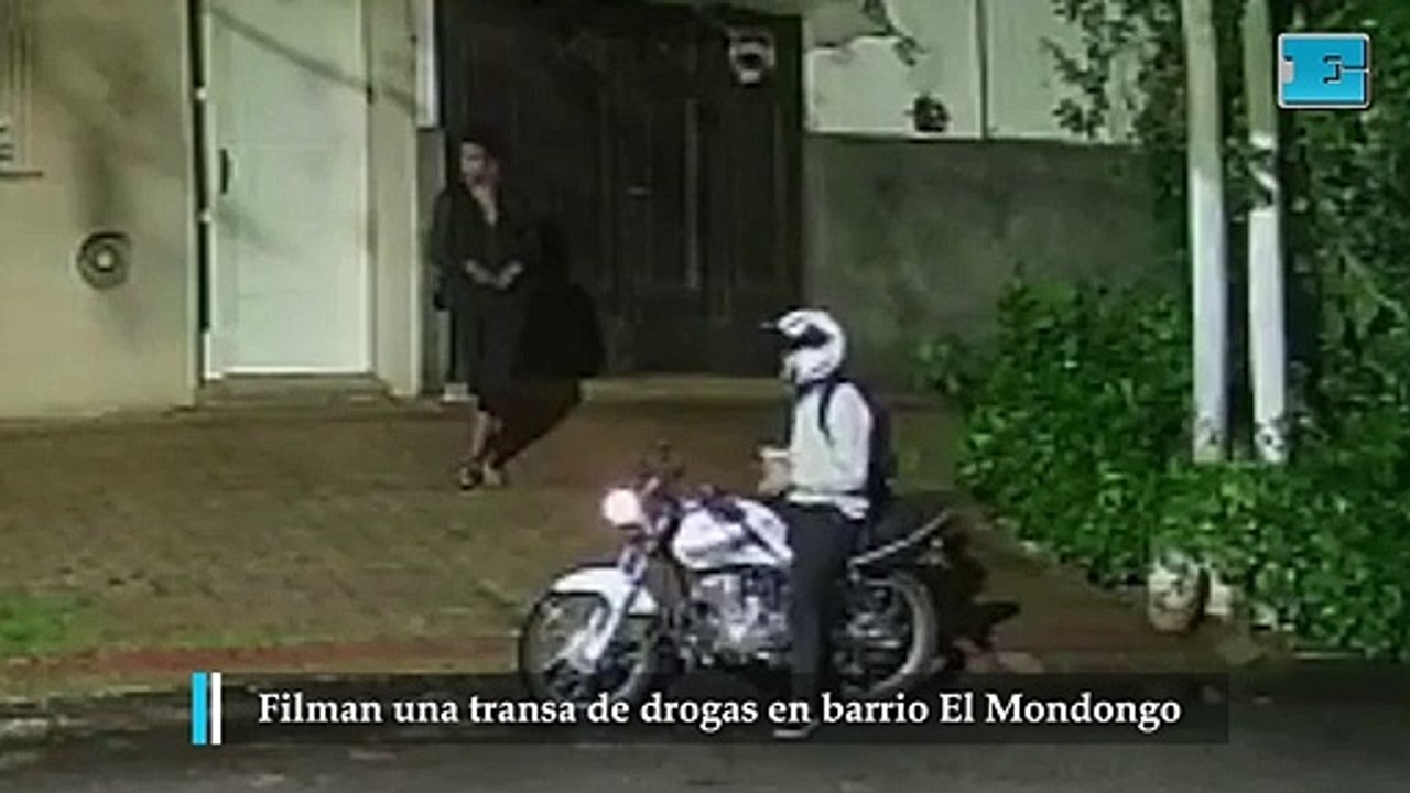 Filman una transa de drogas