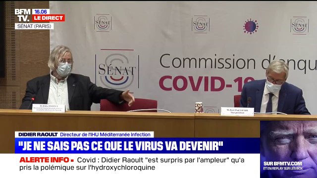 Didier Raoult: On a fabriqué nous-même de quoi faire 430.000 tests