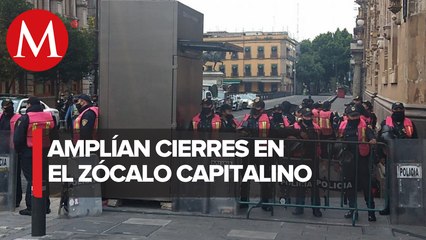 Cierran acceso a Zócalo de CdMx por Grito de Independencia
