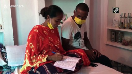 Indian man and pregnant wife who drove 1,200 kilometres to complete exam are gifted plane tickets home