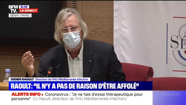 Didier Raoult sur la Covid-19: Oui, il y a des séquelles cérébrales plus que de séquelles pulmonaires