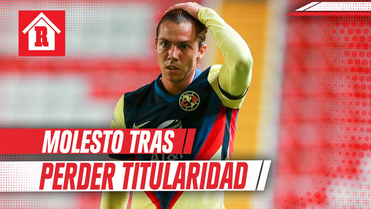Sebastián Córdova, molesto tras perder titularidad con América