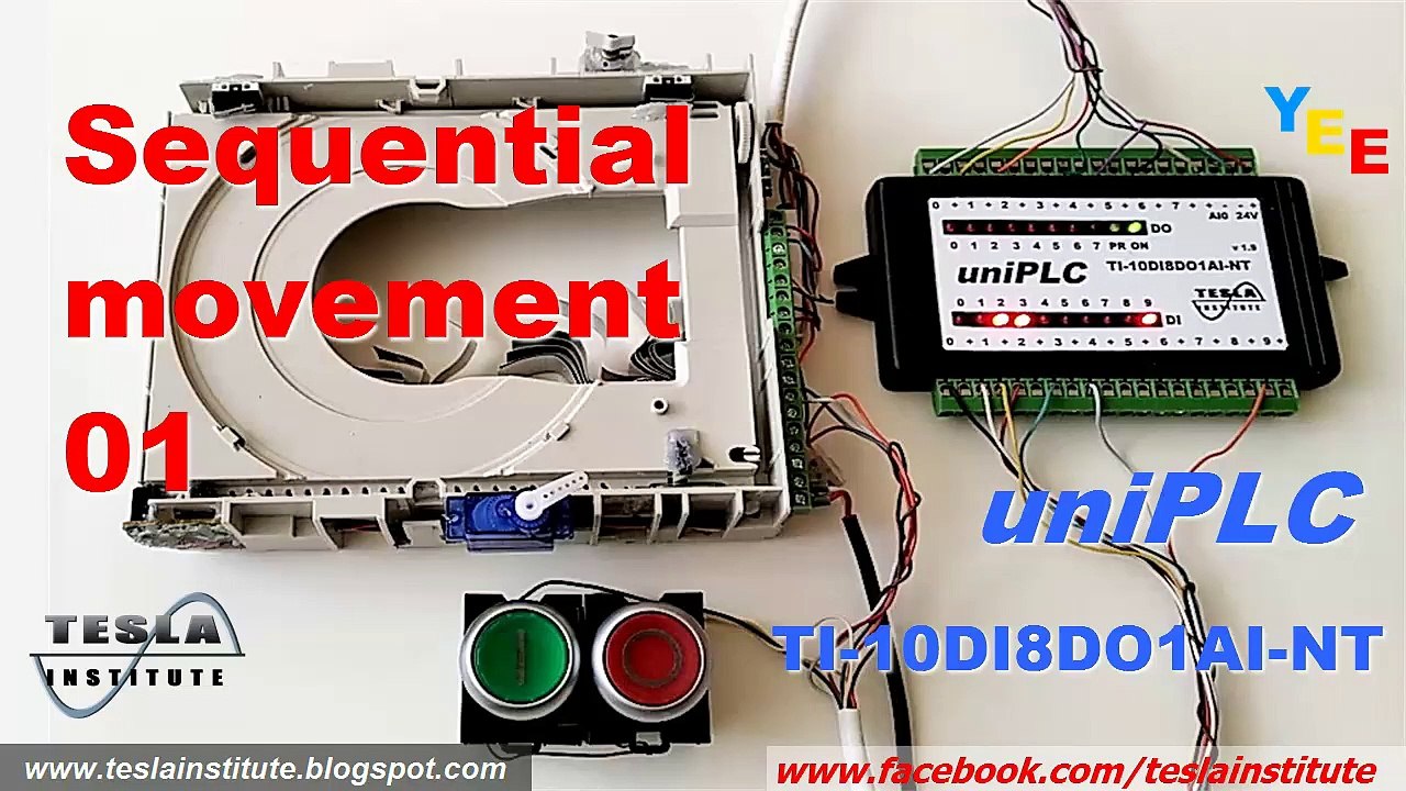 Sequential movement 01 - uniPLC-TI-10DI8DO1AI-NT v.1.9