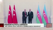 Son dakika... Cumhurbaşkanı Erdoğan, İlham Aliyev ile görüştü | Video