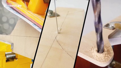 Tajikistan YouTuber crafts fully functional DIY bike roller