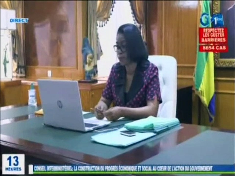 RTG - Conseil interministériel par Visio conférence dirigé par le premier ministre