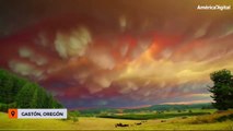 El cielo de Oregon se torna aterrador debido al humo de los incendios forestales