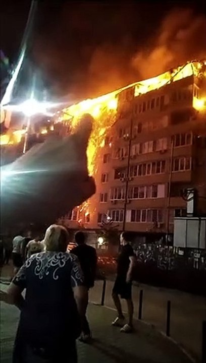 Apartment Fire on the Top Floor