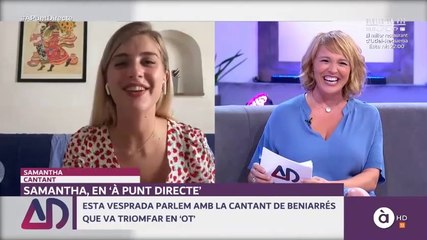 Entrevista de Samantha en "À Punt Direct" 15-09-20