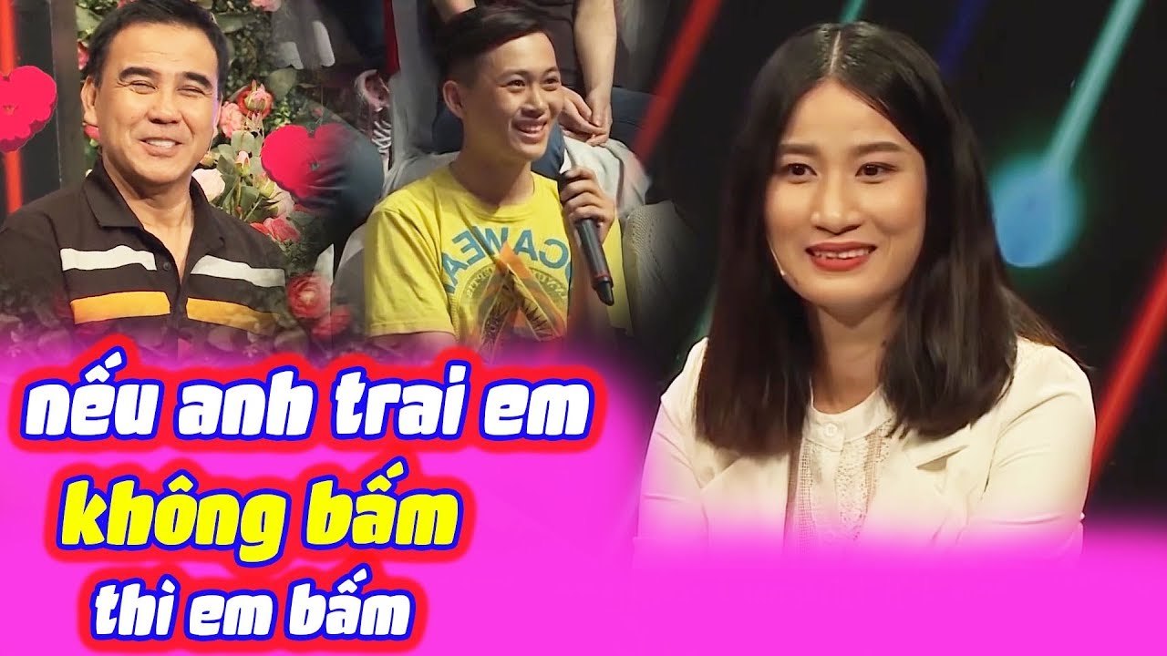 Em Trai Đòi Bấm Nút Hẹn Hò Thay Anh Nếu Anh Không Bấm Khiến Quyền Linh Hồng Vân Cười Xỉu | BMHH