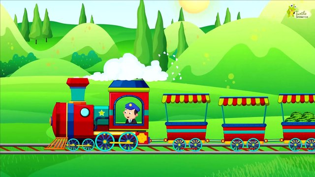 Piggy on the Railway Line - Kids Fun Song and Nursery Rhyme - Education Park