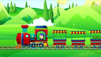 Piggy on the Railway Line - Kids Fun Song and Nursery Rhyme - Education Park
