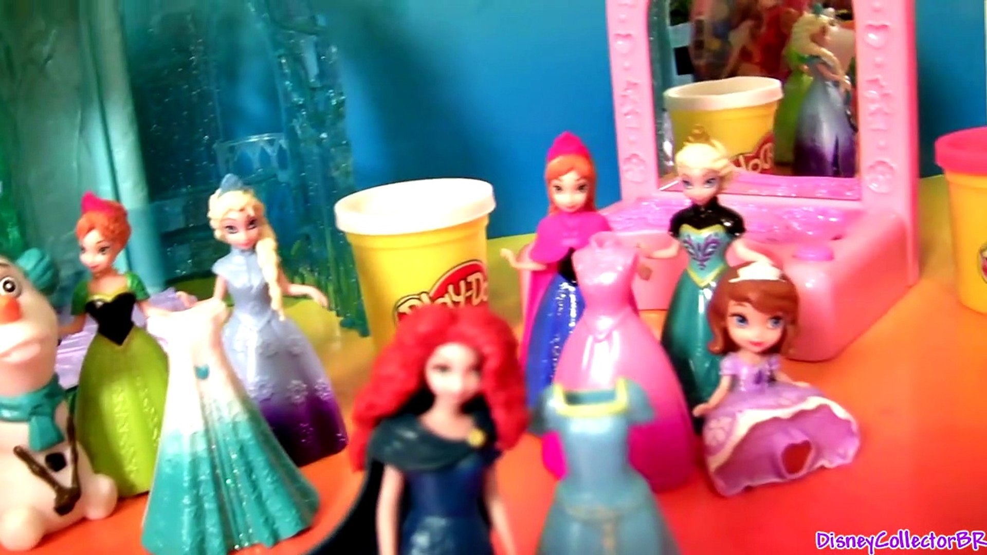 Disney Brave Magiclip Princess Merida Makeover Fashion Doll Play Doh Brave Elsa Anna Dolls Video Dailymotion
