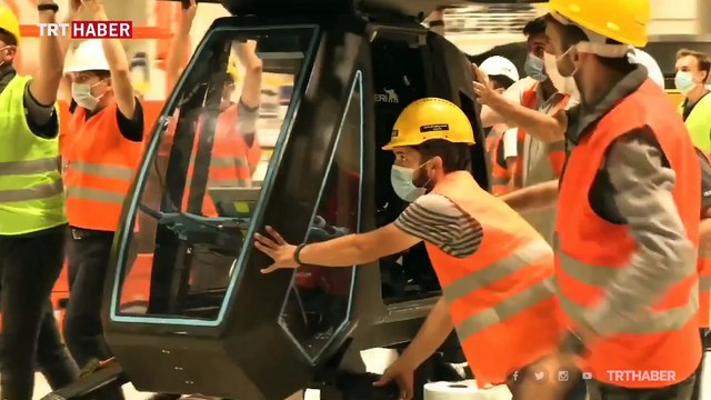 Türkiye'nin ilk uçan arabası Cezeri ilk uçuş testinden başarıyla geçti