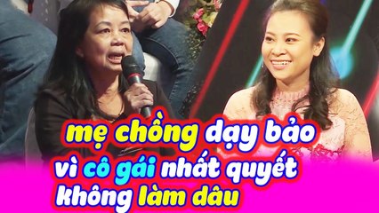 Cô Gái Nhất Quyêt Từ Chối Làm Dâu Và Cái Kết Vớ Phải Mẹ Chồng Cao Tay | BMHH | Bạn Muốn Hẹn Hò 2020