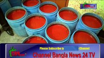These adulterated tomato sauce is being made with a combination of different chemicals