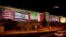 - Kudüs surları ABD, İsrail, BAE ve Bahreyn bayrakları ile aydınlatıldı