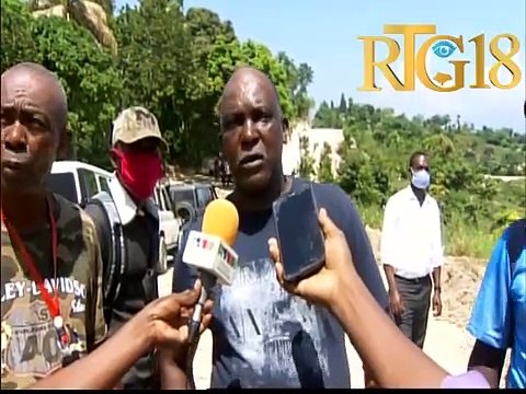 Nader Joiséus minis TPTC a vizite travay konstriksyon wout ki sòti laboul 12 debouche sou dikini 63