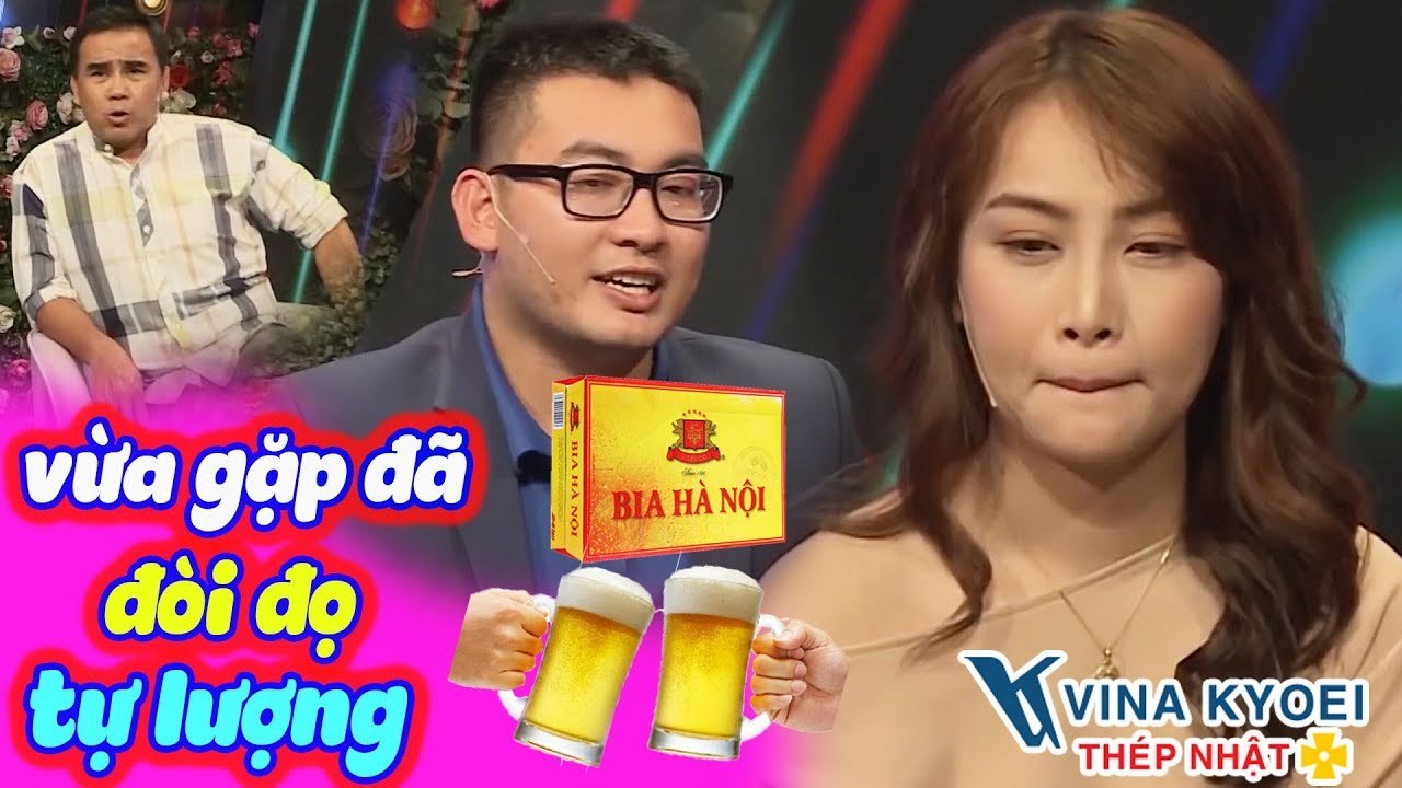 Vừa Gặp Mặt Cặp Đôi Đã Đọ Tửu Lượng Bia Trên Bạn Muốn Hẹn Hò Khiến Bà Mối Hồng Vân Hú Hồn | BMHH