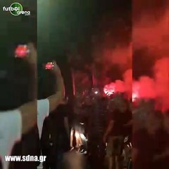 PAOK taraftarının Benfica maçı sevinci